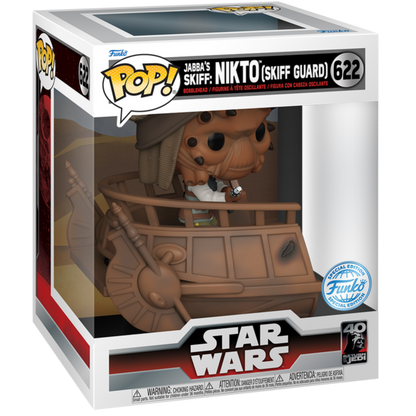 Figurine Funko POP! Deluxe Star Wars Nikto Skiff Guard Exclusive, vue 2
