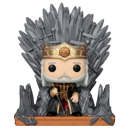 Figurine Funko POP! Deluxe La Casa del Dragon Viserys on the Iron Throne