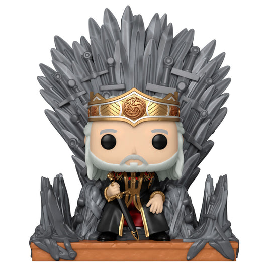 Figurine Funko POP! Deluxe La Casa del Dragon Viserys on the Iron Throne