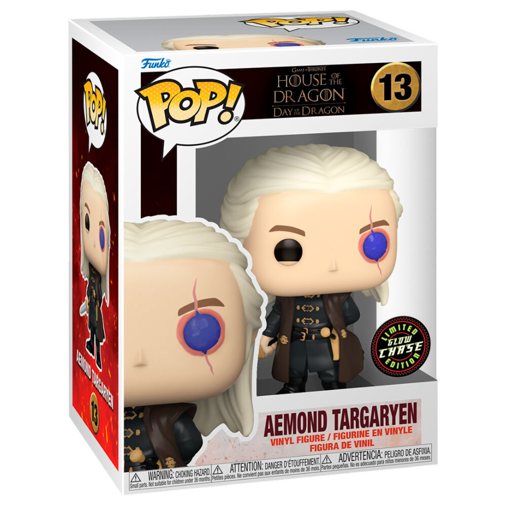 Figurine Funko POP! House of the Dragon Aemond Targaryen Chase, vue 2