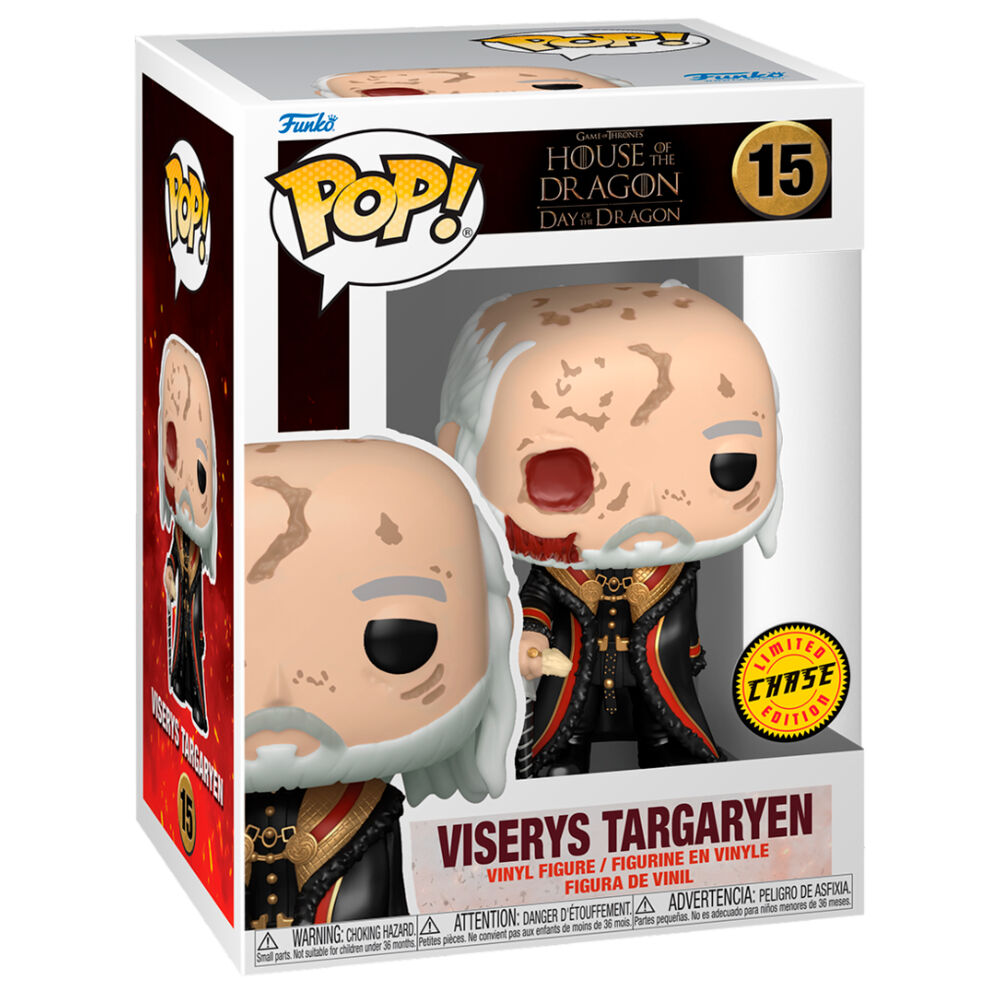 Figurine Funko POP! House of the Dragon Viserys Targaryen 5 + 1 Chase, vue 3