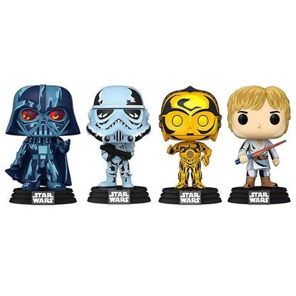 Figurine Funko POP! Blister 4 figuras POP Star Wars Exclusive, vue 2