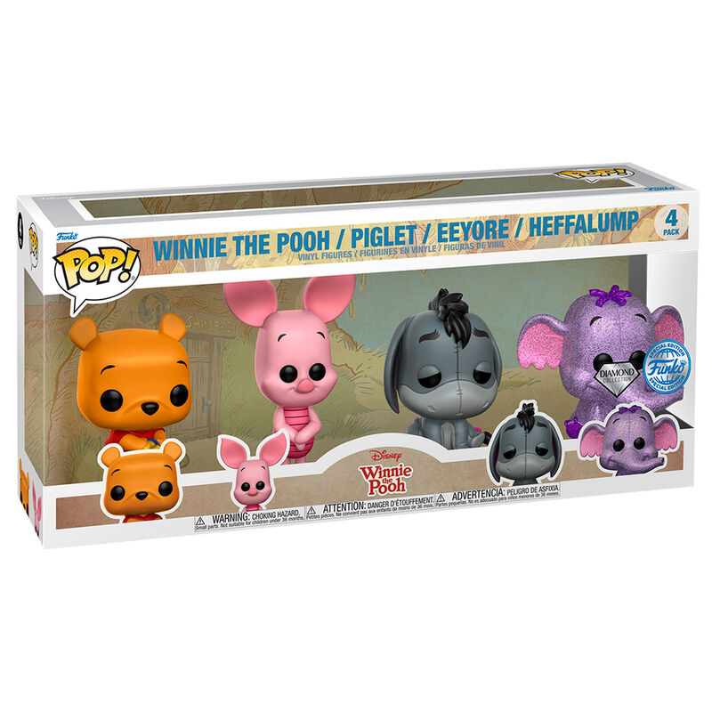 Figurine Funko POP! Blister 4 figuras POP Disney Winnie the Pooh Exclusive