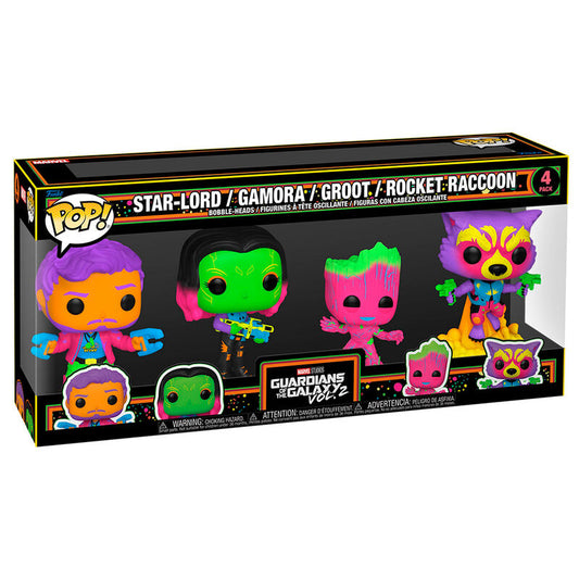 Figurine Funko POP! Blister 4 figuras POP Marvel Guardianes de la Galaxia 2 Exclusive