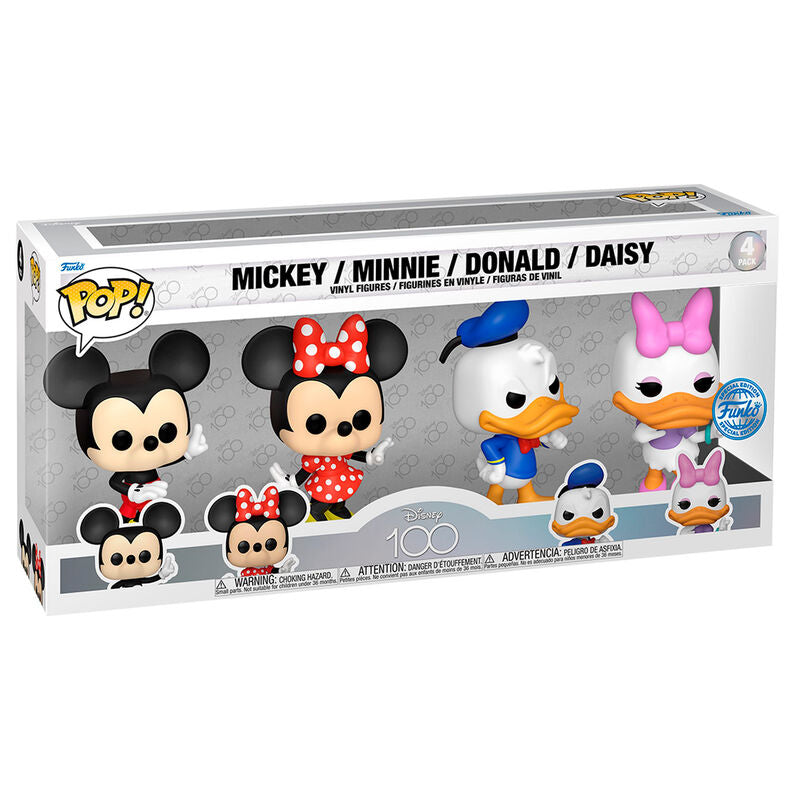 Figurine Funko POP! Blister 4 figuras POP Disney Classic Exclusive