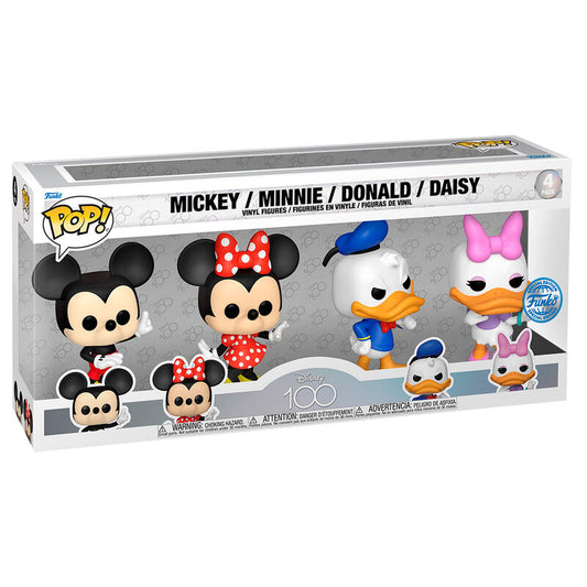 Figurine Funko POP! Blister 4 figuras POP Disney Classic Exclusive