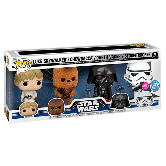 Figurine Funko POP! Blister 4 figuras POP Star Wars New Classics Exclusive