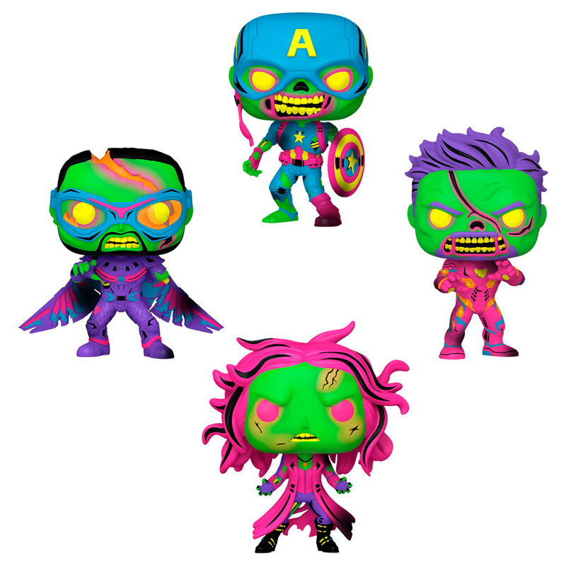 Figurine Funko POP! Blister 4 figuras POP Marvel What If...? Exclusive, vue 2