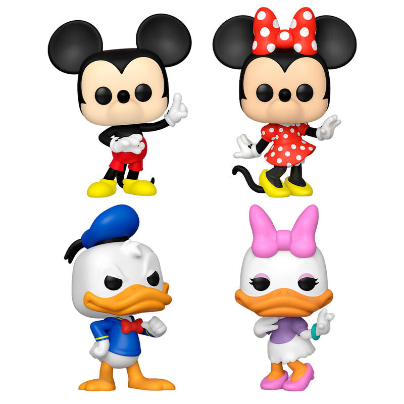 Figurine Funko POP! Blister 4 figuras POP Disney Classic Exclusive, vue 2