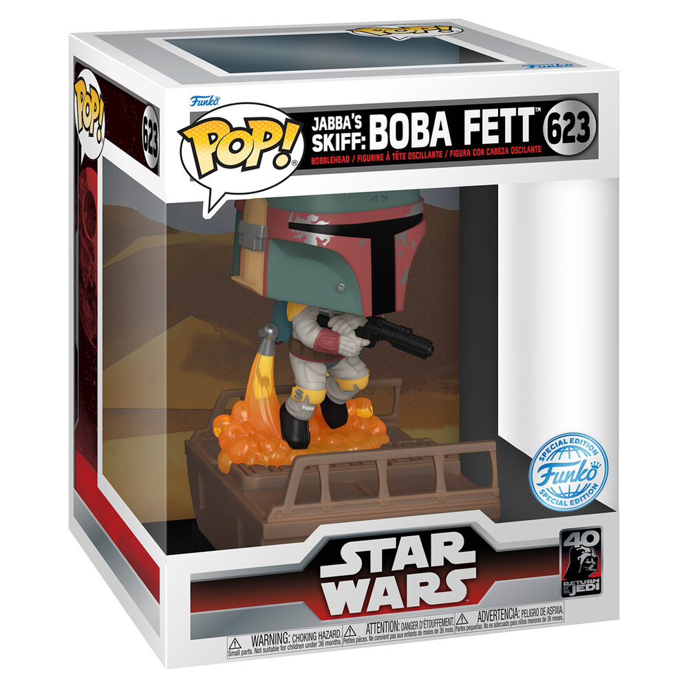 Figurine Funko POP! Deluxe Star Wars Boba Fett Exclusive, vue 2