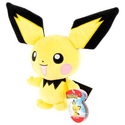 Peluche Pichu Pokémon 20 cm, vue 2