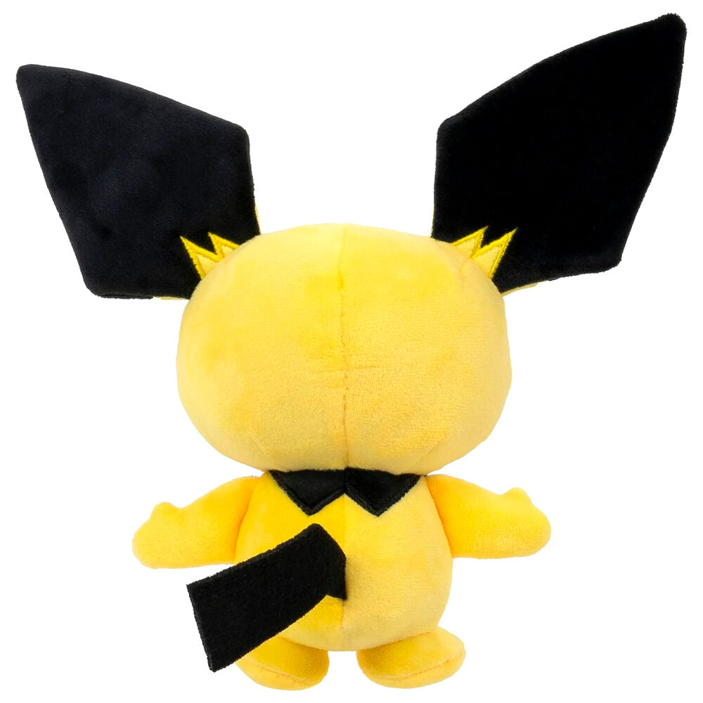Peluche Pichu Pokémon 20 cm, vue 3