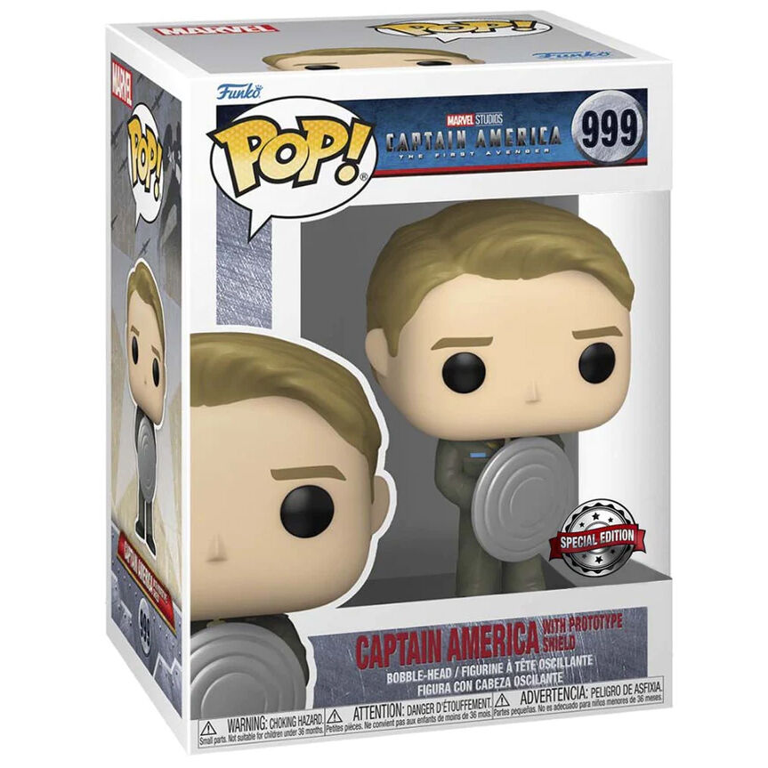 Figurine Funko POP! Marvel Captain America Captain America Exclusive, vue 2