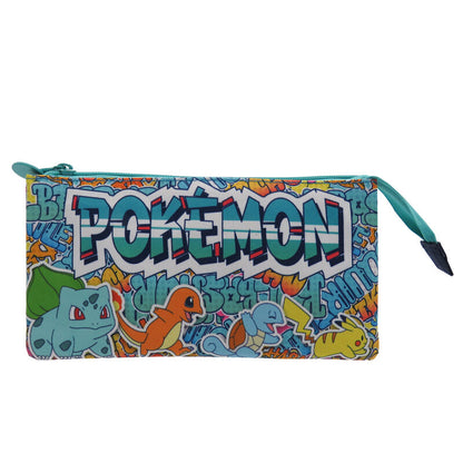 Trousse triple Pokemon Urban Colors adaptable