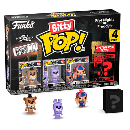 Figurine Funko POP! Blister 4 figuras Bitty POP Five Nights at Freddys Freddy, vue 2
