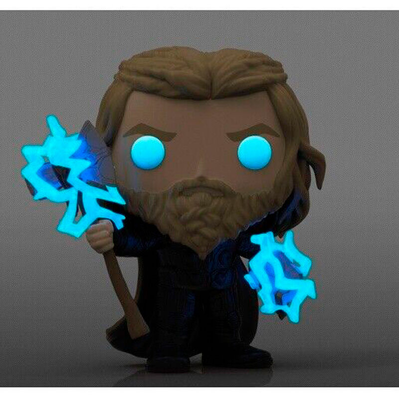 Figurine Funko POP! Marvel Los Vengadores Avengers Endgame Thor Exclusive Chase, vue 2