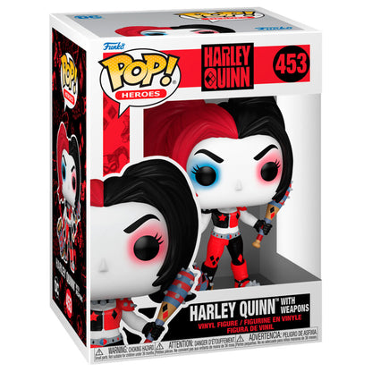 Figurine Funko POP! DC Comics Harley Quinn with Weapons, vue 2