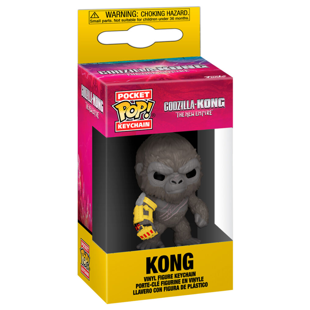 Porte-clés Funko Pocket POP! Godzilla y Kong El nuevo imperio Kong, vue 2