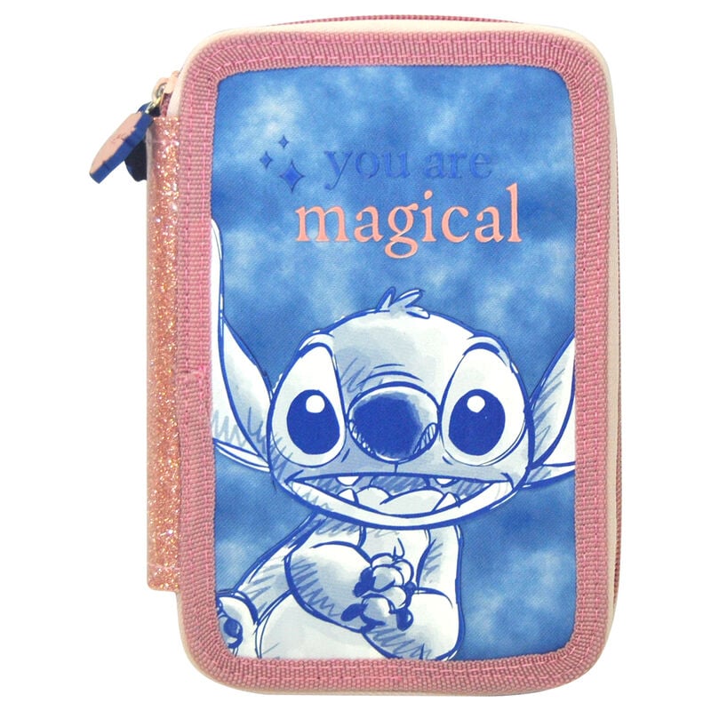 Trousse garnie triple Disney Stitch