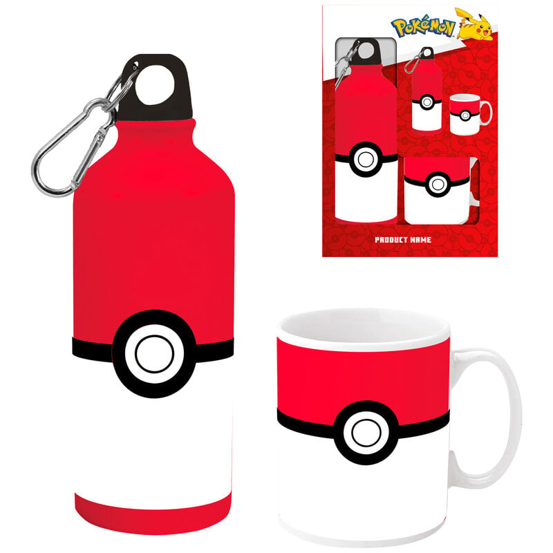 Gourde en aluminium Pokemon mug + set, vue 3