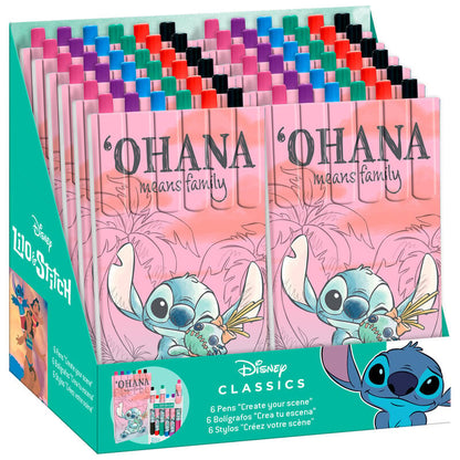 Stylo Disney Stitch blister 6, vue 3