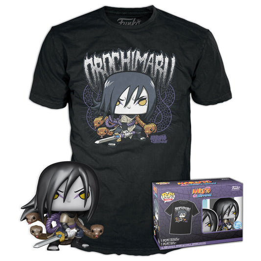 Figurine Funko POP! Set figura POP & Tee Naruto Shippuden Orochimaru