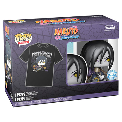 Figurine Funko POP! Set figura POP & Tee Naruto Shippuden Orochimaru, vue 2