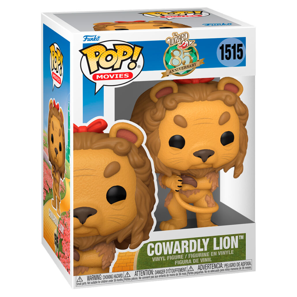 Figurine Funko POP! El Mago de Oz Cowardly Lion, vue 2