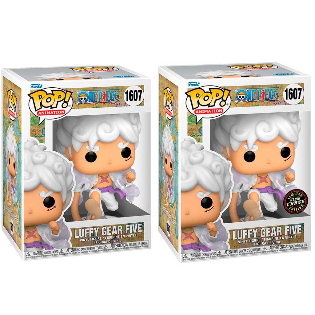 Figurine Funko POP! One Piece Luffy Gear Five 5 + 1 Chase, vue 5