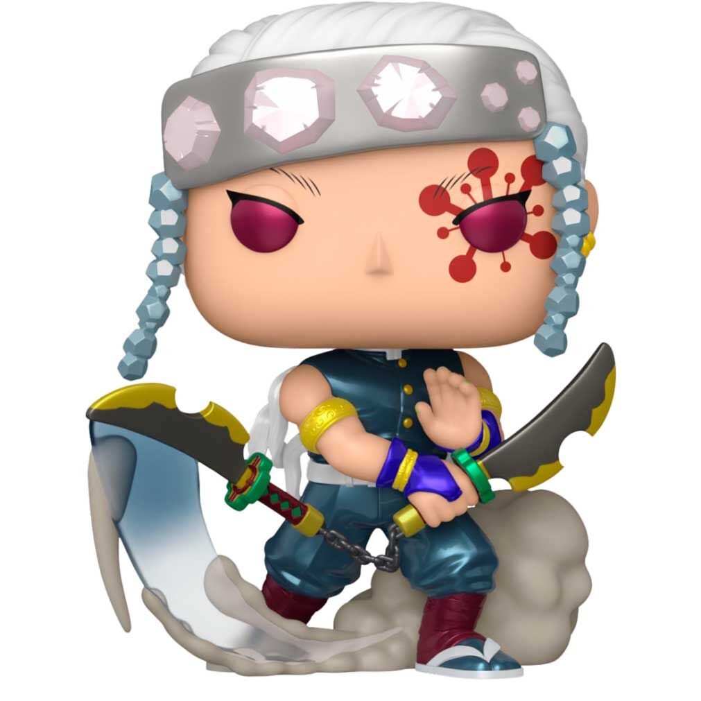 Figurine Funko POP! Demon Slayer Kimetsu no Yaiba Tengen Uzui Chase, vue 2