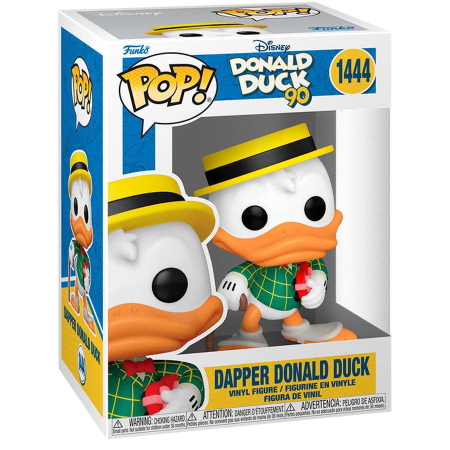 Figurine Funko POP! Disney 90th Anniversary Dappper Donald Duck, vue 2