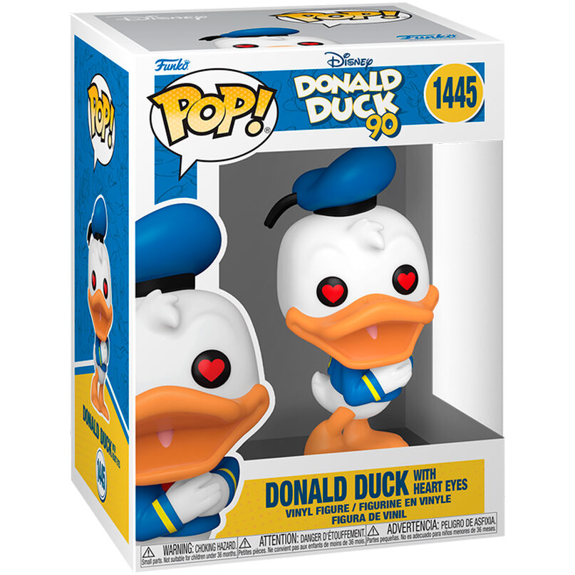 Figurine Funko POP! Disney 90th Anniversary Donald Duck with heart eyes