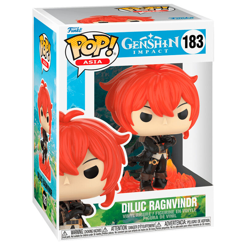 Figurine Funko POP! Genshin Impact 2 Diluc Ragnvindr, vue 2