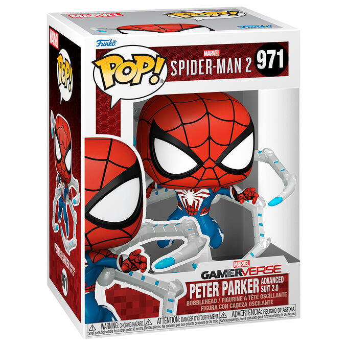 Figurine Funko POP! Marvel Spiderman 2 Peter Parker Advanced Suit 2.0