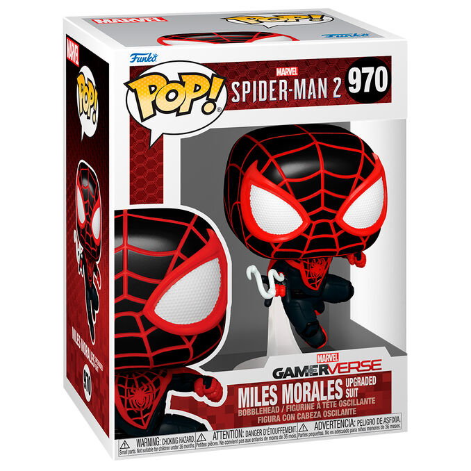 Figurine Funko POP! Marvel Spiderman 2 Miles Morales Upgraded Suit