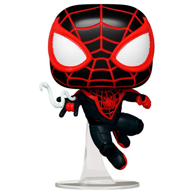 Figurine Funko POP! Marvel Spiderman 2 Miles Morales Upgraded Suit, vue 2