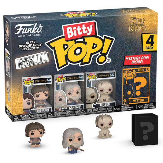 Figurine Funko POP! Blister 4 figuras Bitty POP El Señor de los Anillos Frodo