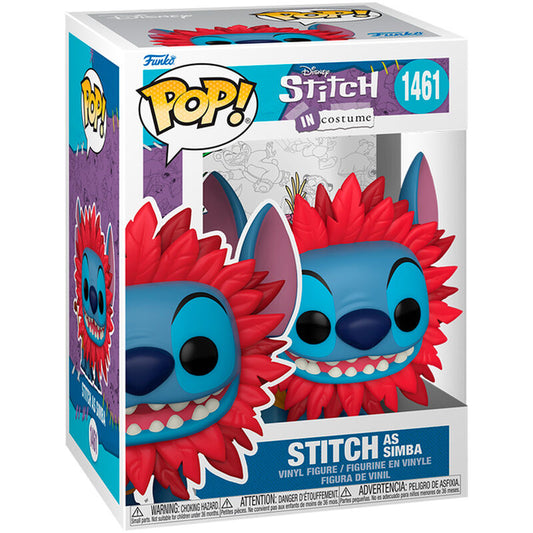Figurine Funko POP! Disney Stitch as Simba