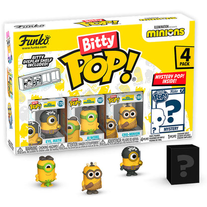 Figurine Funko POP! Blister 4 figuras Bitty POP Minions