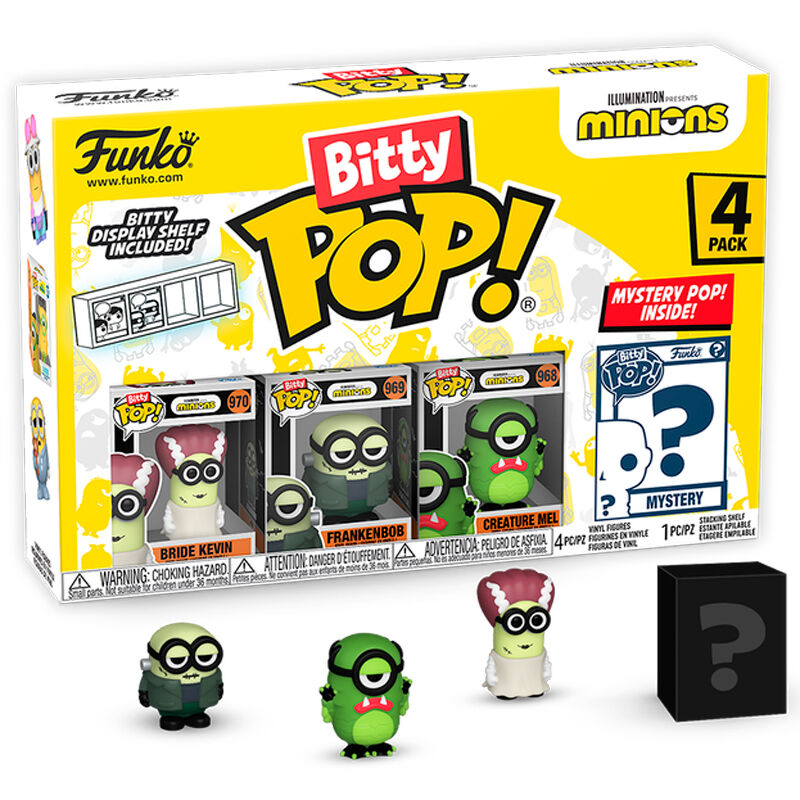 Figurine Funko POP! Blister 4 figuras Bitty POP Minions Series 2