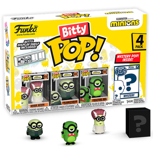 Figurine Funko POP! Blister 4 figuras Bitty POP Minions Series 2