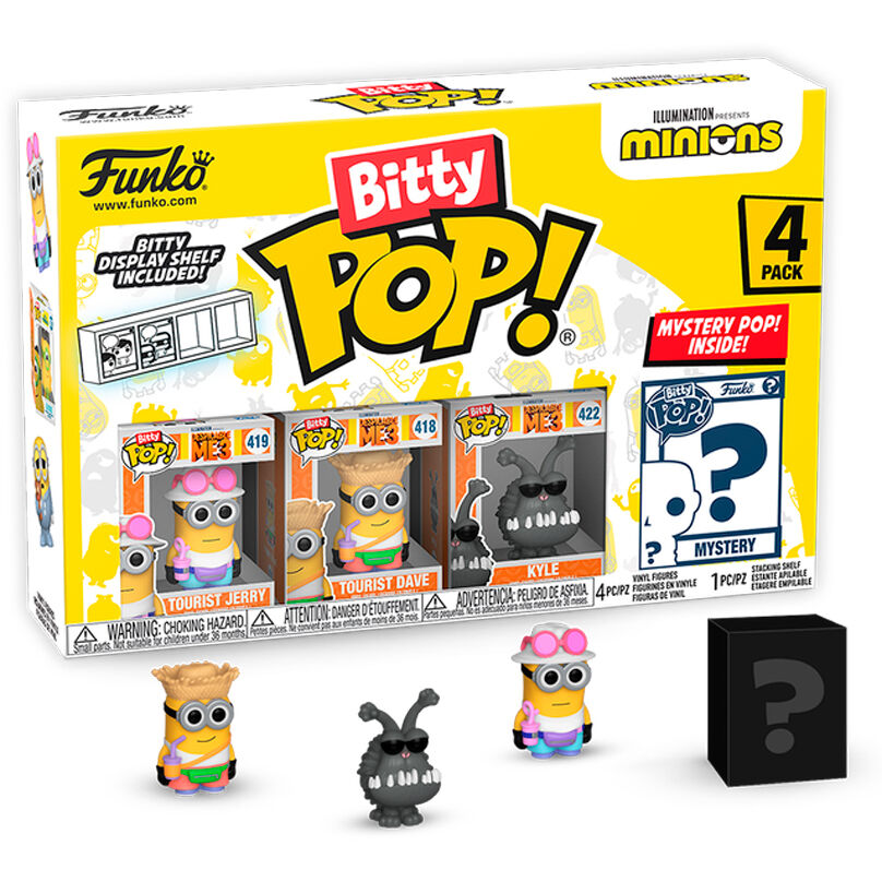 Figurine Funko POP! Blister 4 figuras Bitty POP Minions Series 4