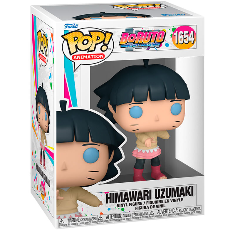 Figurine Funko POP! Boruto Himawari Uzumaki 5 + 1 Chase, vue 2