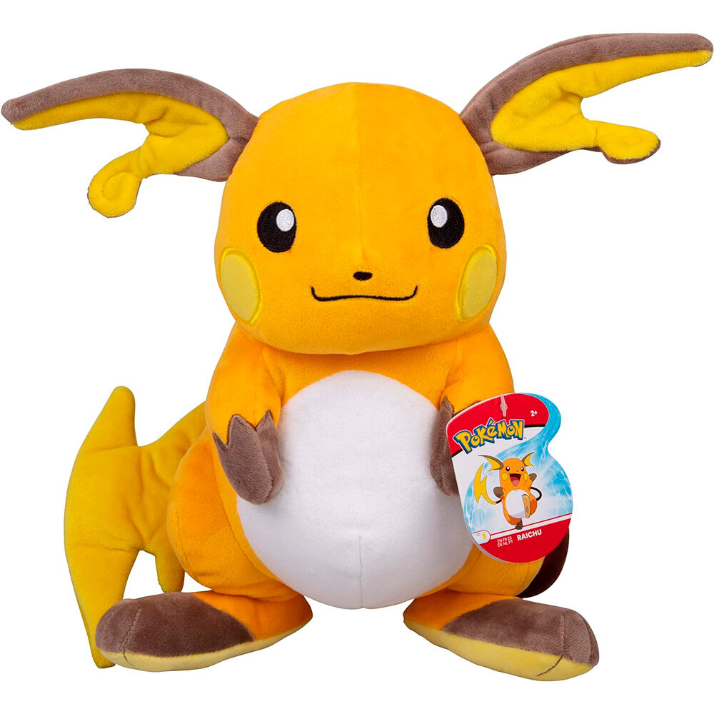 Peluche Raichu Pokémon 25 cm, vue 5