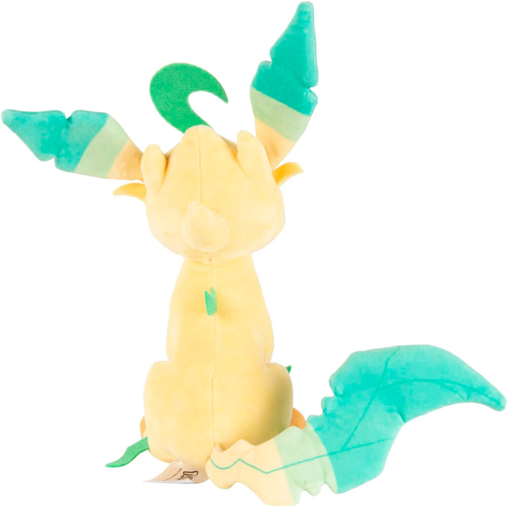 Peluche Leafeon Pokémon 23 cm, vue 4