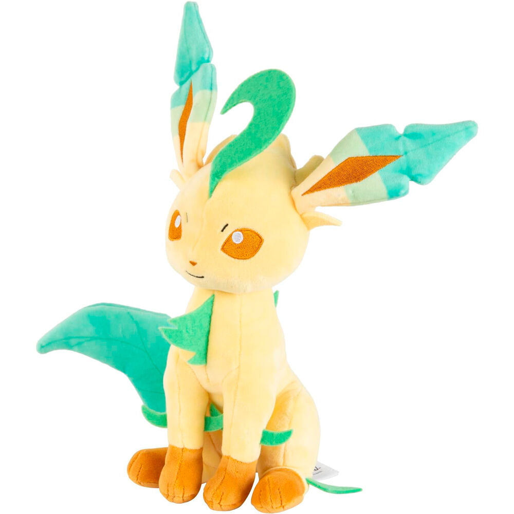 Peluche Leafeon Pokémon 23 cm, vue 2