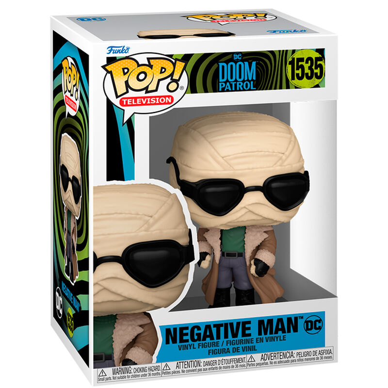 Figurine Funko POP! DC Comics Doom Patrol Negative Man, vue 2