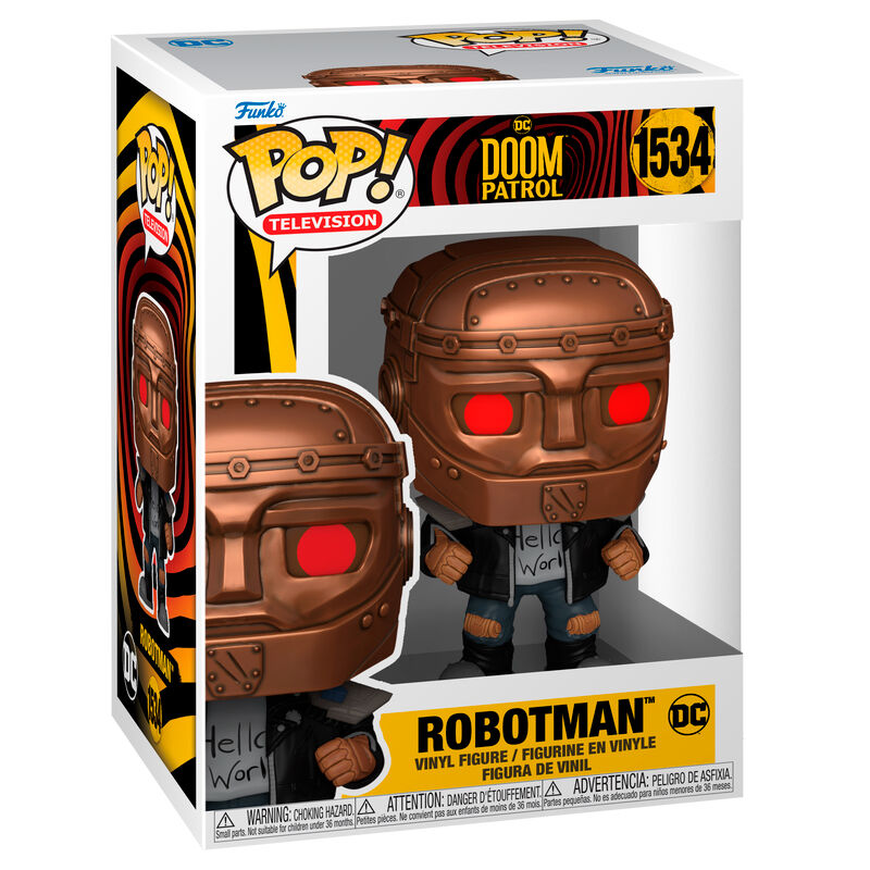 Figurine Funko POP! DC Comics Doom Patrol Robotman, vue 2