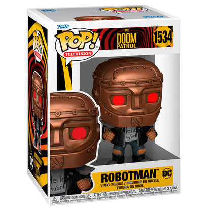 Figurine Funko POP! DC Comics Doom Patrol Robotman, vue 2