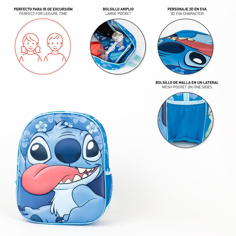 Sac à dos 3D Disney Stitch 31 cm, vue 4